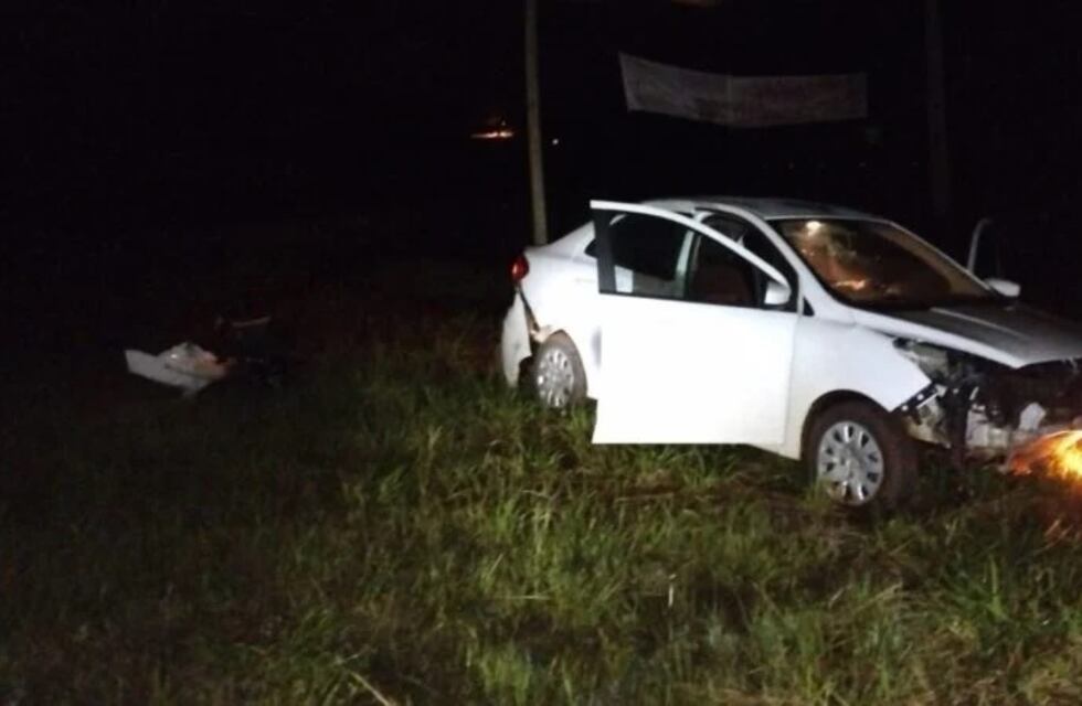 Un herido tras el despiste de un auto en la localidad de Guaraní