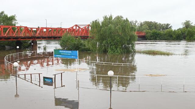 Preocupa la crecida del Río Gualeguaychú.