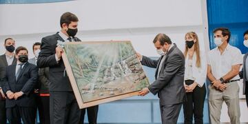 El gobernador estuvo en Eldorado acompañando las celebraciones del aniversario de la ciudad