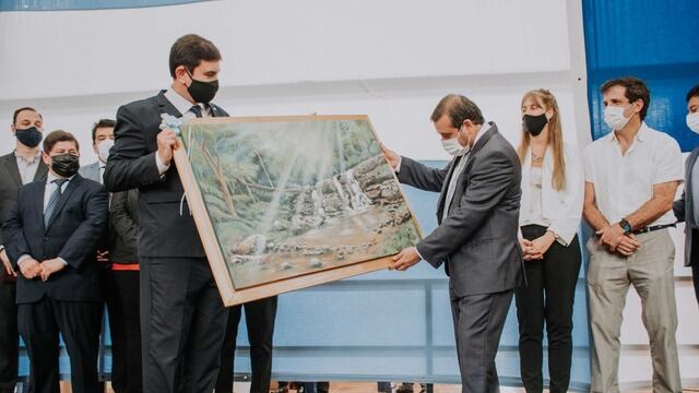 El gobernador estuvo en Eldorado acompañando las celebraciones del aniversario de la ciudad