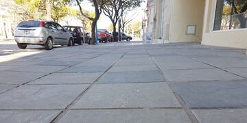 Arreglo de veredas en Rafaela