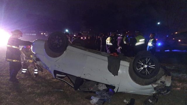 Un matrimonio de Lules murió al caer el auto en el que se trasladaban de un puente.