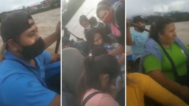 Se conoció un video del gomón que se hundió en el río Bermejo