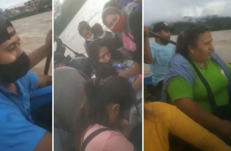 Salió a la luz un video del gomón que se hundió en el río Bermejo