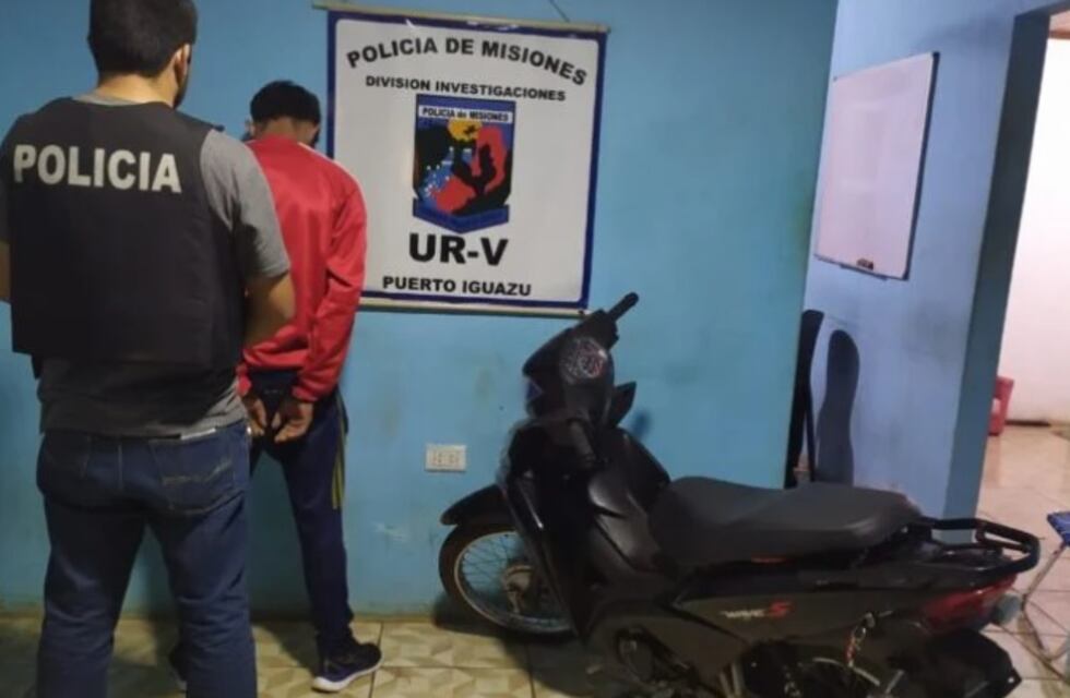 Detienen a un individuo signado como autor del robo de una motocicleta en Puerto Iguazú