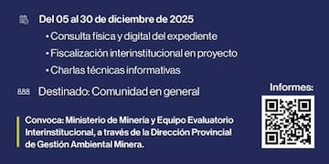 Invitan a una jornada de consulta y charla técnica informativa sobre el Proyecto Fénix, con el objetivo de acercar información a la ciudadanía.