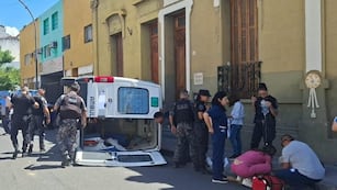 Las imágenes del siniestro vial en barrio Alberdi.