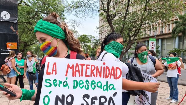 En Chaco, organizaciones feministas piden que se apruebe el proyecto IVE.