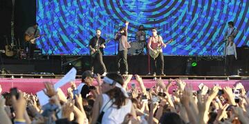Los Jonas Brothers brindaron un show gratuito en el Parque Sarmiento de Córdoba en 2013.