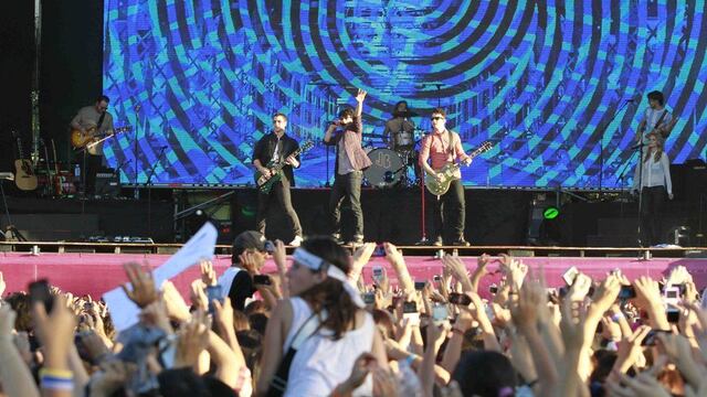 Los Jonas Brothers brindaron un show gratuito en el Parque Sarmiento de Córdoba en 2013.