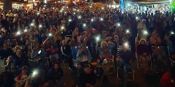 Éxito total del show que brindó el “Flaco Pailos” en Pehuen Co