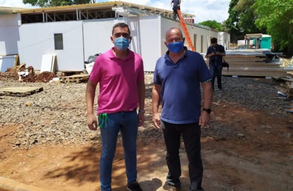 Puerto Iguazú: avanzan a buen ritmo las obras del nuevo hospital modular