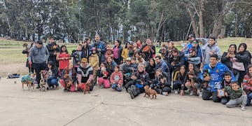 La salchijuntada en Punta Alta fue un éxito