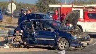 Siniestro vial fatal en la ruta 16 en cercanías de Cruz del Eje. (Claudia Cepeda)