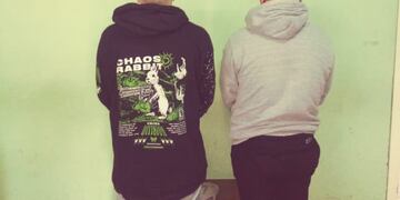 Los sospechosos fueron identificados luego del operativo este domingo a la madrugada. (@gmalfaro)