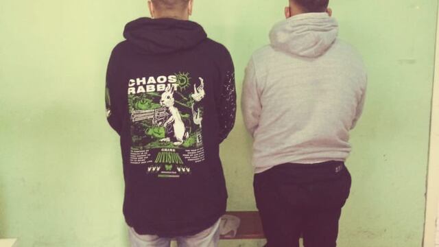 Los sospechosos fueron identificados luego del operativo este domingo a la madrugada. (@gmalfaro)