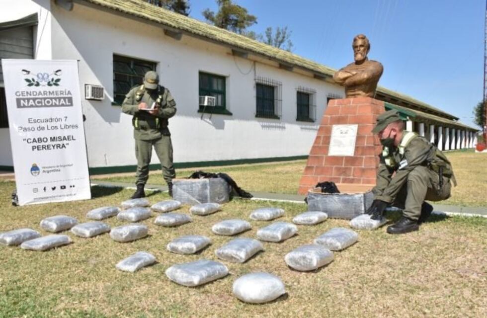 Incautan 23 kilogramos de marihuana que partieron desde Posadas