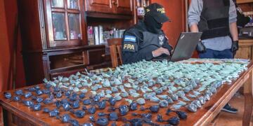Incautaron miles de dosis de droga en el lugar conocido como "La Saladita".