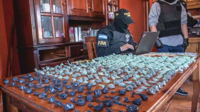 Incautaron miles de dosis de droga en el lugar conocido como "La Saladita".