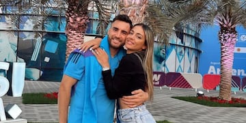 Soñado: así fue el vestido de novia que lució Caro Calvagni en su boda con Nicolás Tagliafico. (Foto: Instagram)