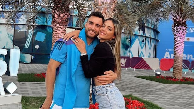 Soñado: así fue el vestido de novia que lució Caro Calvagni en su boda con Nicolás Tagliafico. (Foto: Instagram)