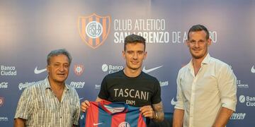 El extremo izquierdo Malcom Braida ya se probó la Azulgrana.