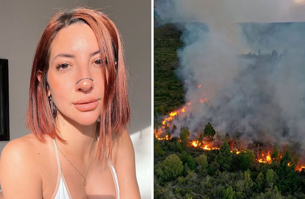 Una modelo de Onlyfans donará 10% de sus ingresos para luchar contra los incendios de El Bolsón