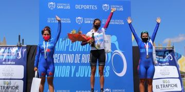 La ciclista mendocina, Julieta Benedetti se coronó campeona nacional en la competencia junior del Argentino de Ciclismo en San Luis.