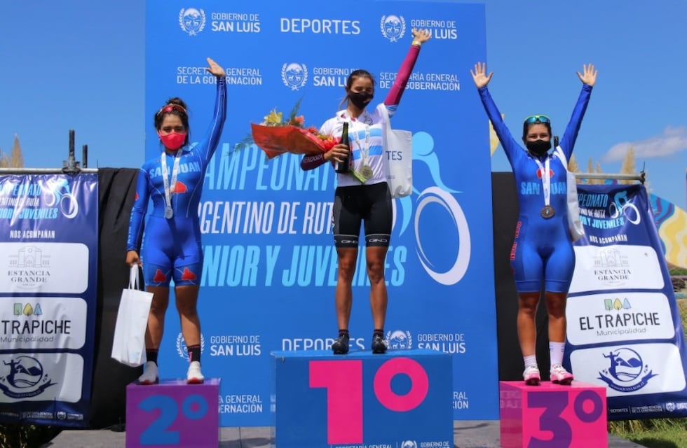 Medalla dorada para Mendoza: Julieta Benedetti es campeona nacional de ciclismo juniors