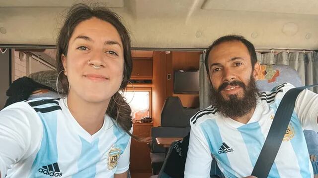 La rafaelina Julia Borda y el rosarino  Ignacio Granados están varados y no pueden ingresar a Qatar para ver el mundial