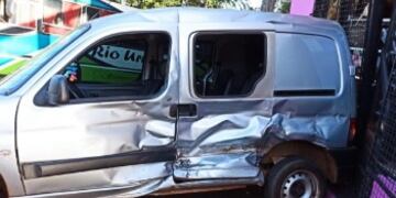 Accidente de tránsito en Puerto Iguazú dejó como saldo a una mujer lesionada.