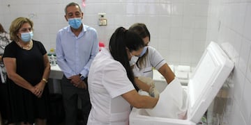 La Provincia instaló heladeras en diferentes hospitales para almacenar los medicamentos. (Gobierno de Santa Fe)