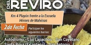 Eldorado tendrá la 2° Edición de la Fiesta Interbarrial del Reviro.