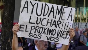 Los adultos mayores vienen reclamando por mejoras desde el inicio del gobierno de Javier Milei.