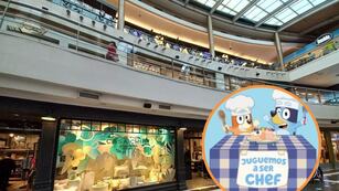 Bluey llega a 3 shoppings durante las vacaciones