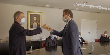 El gobernador Schiaretti recibió al ministro Katopodis.