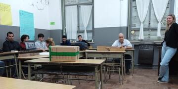 Charla de la Secretaría de Gestión Ambiental con alumnos de la carrera de Seguridad e Higiene