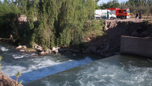 Muere un joven en el Canal Cacique Guaymallén