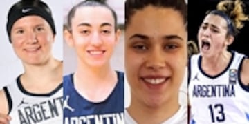 Gretter, Maza, Operto y Gentinetta, las basquetbolistas de la región en la preselección de Las Gigantes