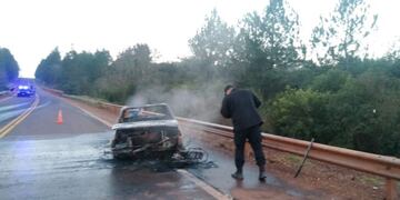 Accidente fatal sobre el arroyo Yazá en Campo Viera.