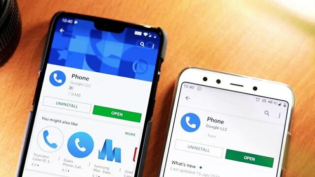 La app Teléfono de Google. (Foto: Web)