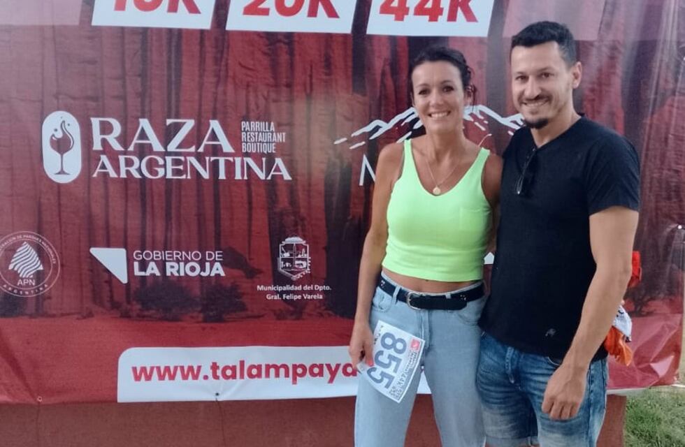 Verónica Ruatta y Erasmo Vitton participaron del Desafío Talampaya Run en La Rioja