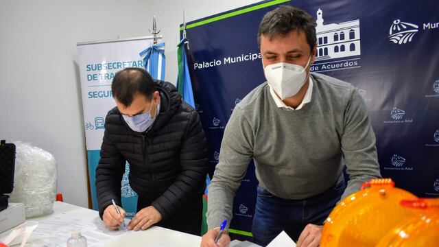 Supply entregó material vial para la comuna de Azul