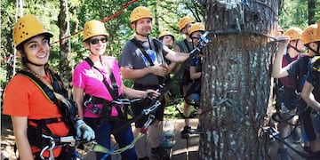 Los visitantes podrán realizar arborismo, un circuito que hace que escalar árboles sea una aventura sin igual.
