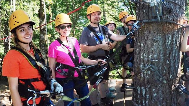 Los visitantes podrán realizar arborismo, un circuito que hace que escalar árboles sea una aventura sin igual.