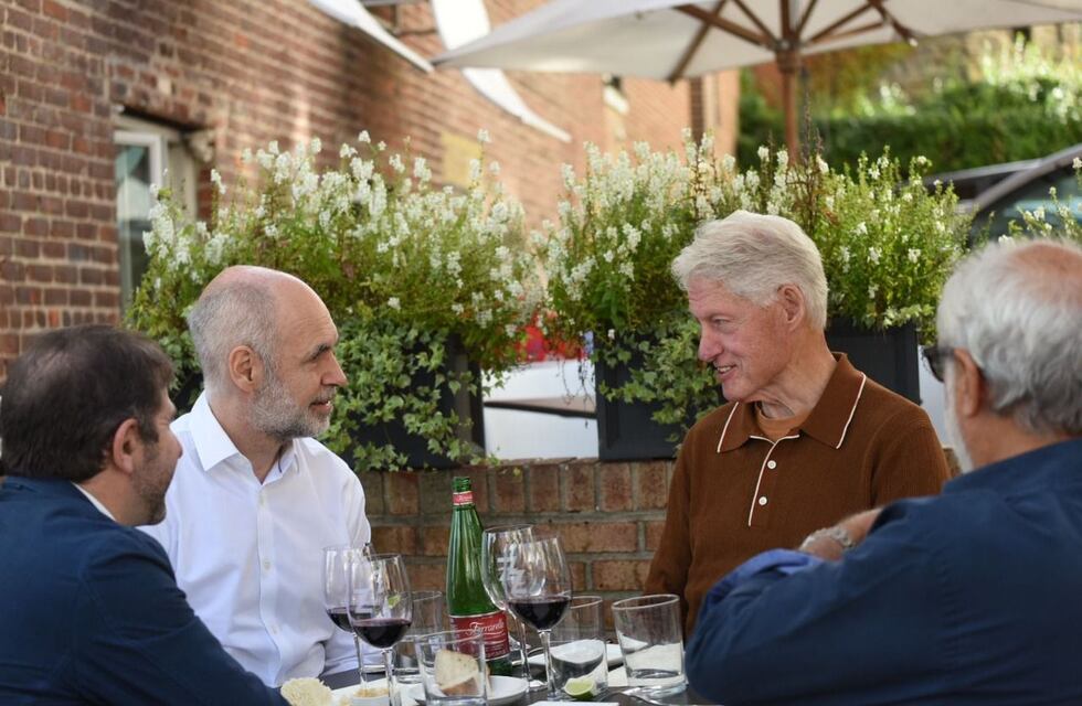 Rodríguez Larreta almorzó con Bill Clinton en Nueva York