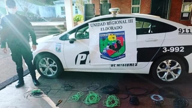 Recuperan elementos robados en Eldorado.