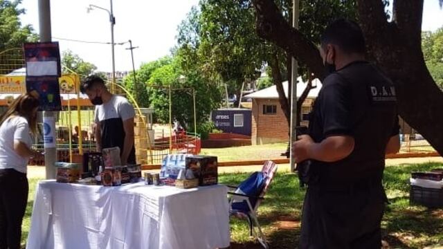 Posadas: recuerda que está prohibida la venta de pirotecnia en la vía pública