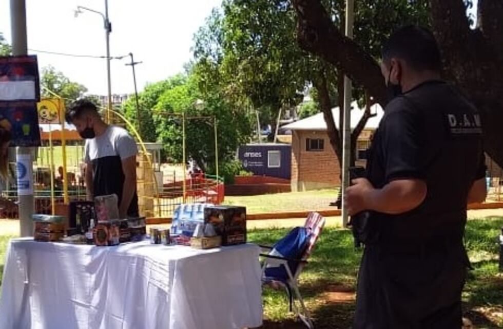 El municipio de Posadas recuerda que está prohibida la venta de pirotecnia en la vía pública