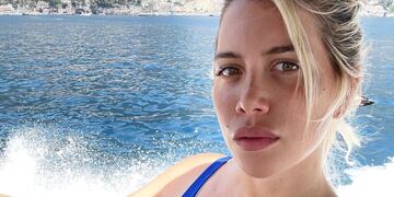 Wanda Nara salió a entrenar y compartió el look con sus seguidores.